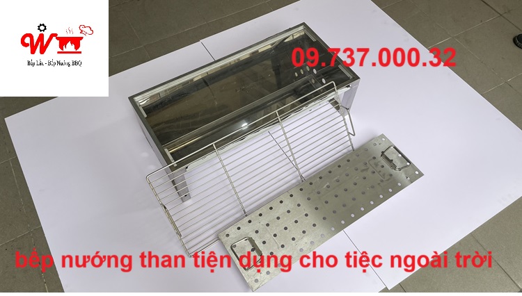 bếp nướng than tiện dụng cho tiệc ngoài trời