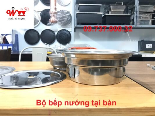 bộ bếp nướng tại bàn