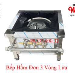 Bếp Hầm Đơn 3 vòng lửa