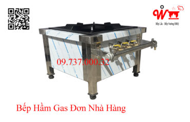 Bếp Hầm Gas Đơn nhà hàng