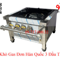 Bếp Khò Gas Hàn Quốc 3 Đầu Thổi Lửa