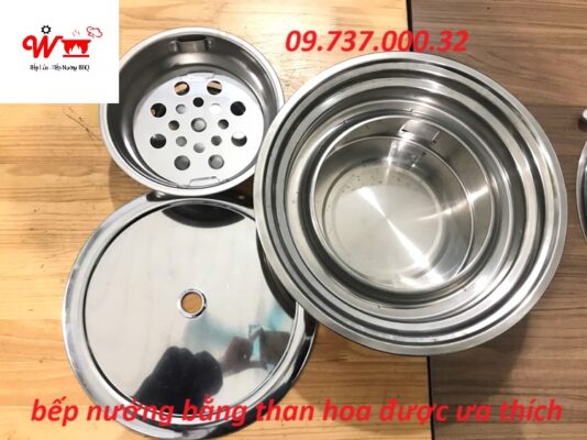 bếp nướng bằng than hoa được ưa thích