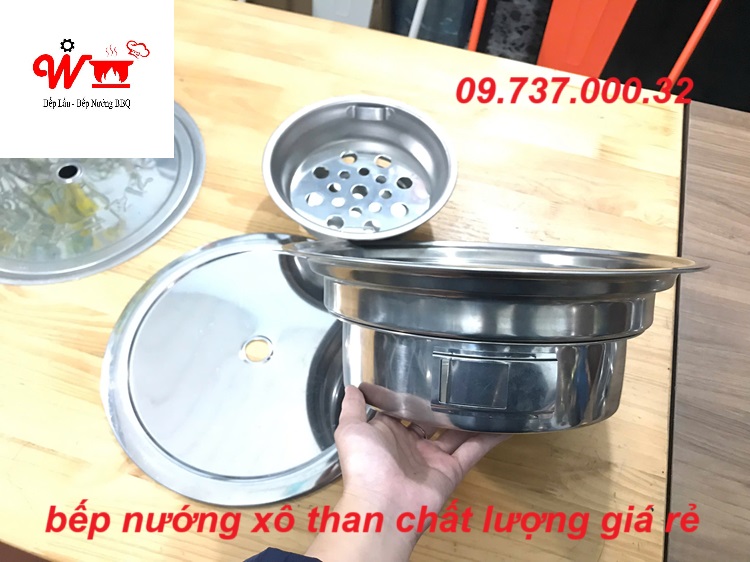 bếp nướng xô than chất lượng giá rẻ