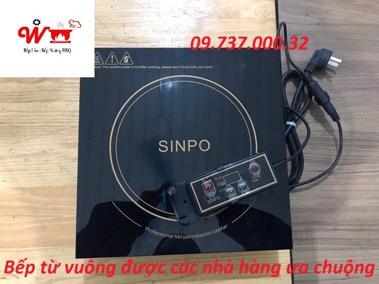 Bếp từ vuông được các nhà hàng ưa chuộng