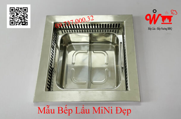 Mẫu bếp lẩu Mini đẹp