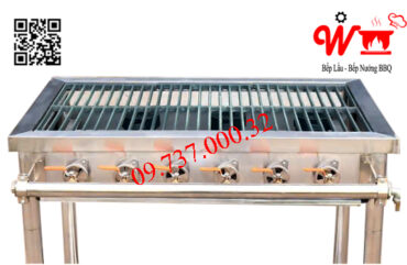 Bếp 6 họng nhỏ dùng Gas