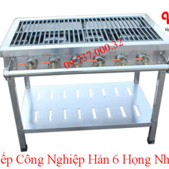 Bếp công nghiệp Hàn 6 họng