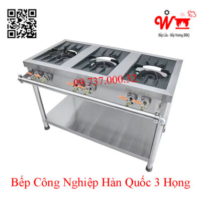 bếp công nghiệp hàn quốc 3 họng