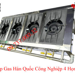 Bếp Gas Hàn Quốc công nghiệp 4 họng