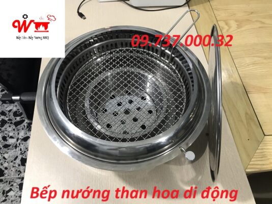 Bếp nướng than hoa di động