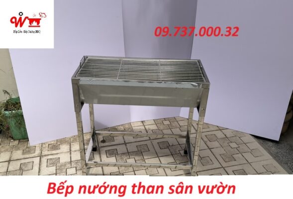 bếp nướng than sân vườn