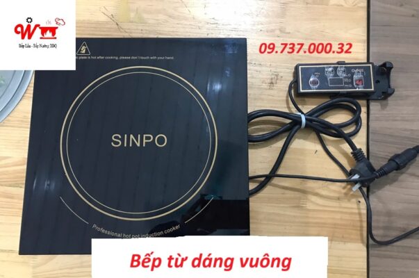 bếp từ dáng vuông