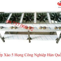 Bếp Xào 5 họng công nghiệp Hàn Quốc