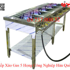 Bếp xào gas 5 họng công nghiệp Hàn Quốc