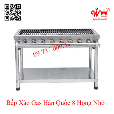 Bếp xào gas Hàn Quốc 8 họng nhỏ