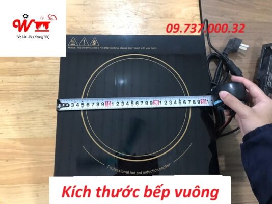 kích thước bếp vuông