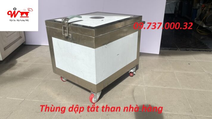 thùng dập tắt than nhà hàng