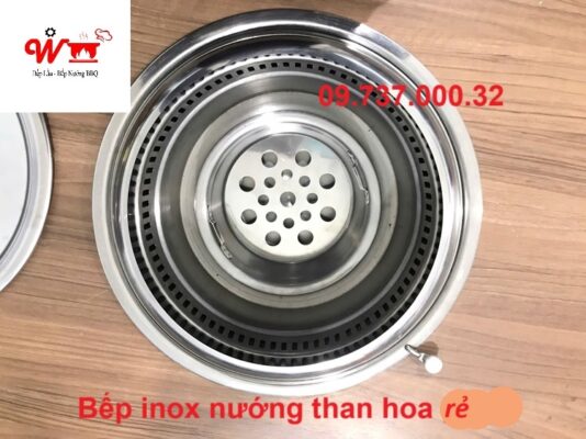 bếp inox nướng than hoa rẻ