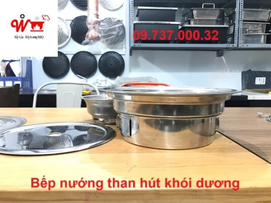 bếp nướng than hoa hút khói