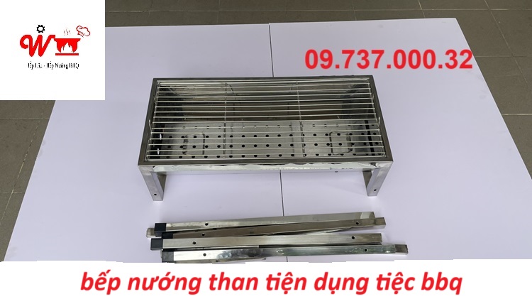 bếp nướng than tiện dụng tiệc bbq