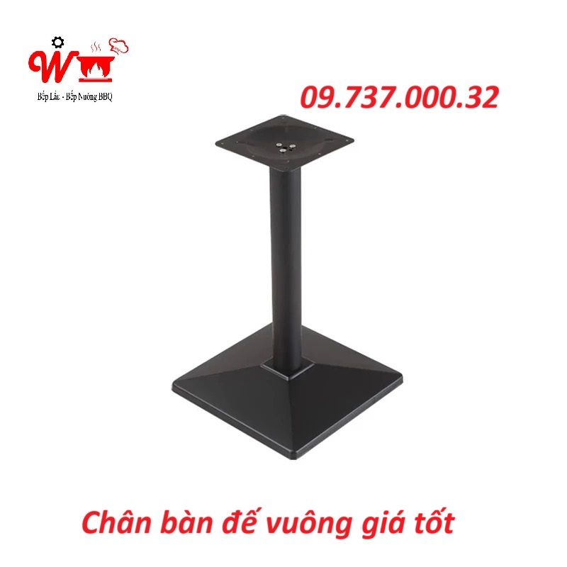 chân bàn đế vuông giá tốt