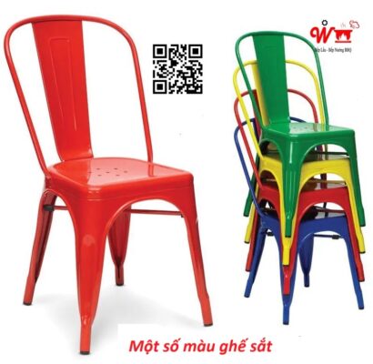 một số màu ghế sắt