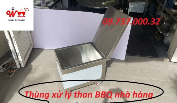 thùng xử lý than bbq