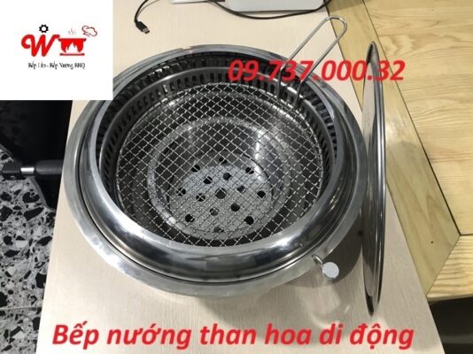 bếp nướng than hoa di động tốt