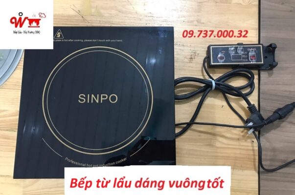 bếp từ lẩu dáng vuông tốt