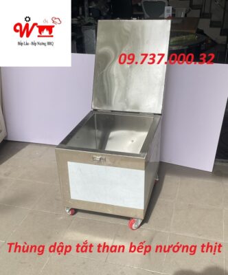 thùng dập tắt than bếp thịt nướng