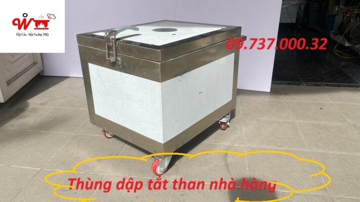 thùng dập tắt than cho nhà hàng