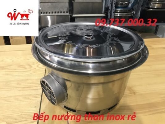 bếp nướng than bằng inox rẻ số 1