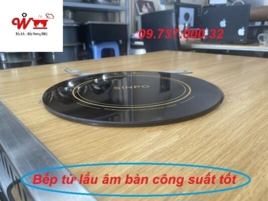 bếp lẩu âm bàn điện từ công suất tốt