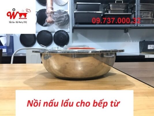 nồi nấu ăn lẩu inox cho bếp từ