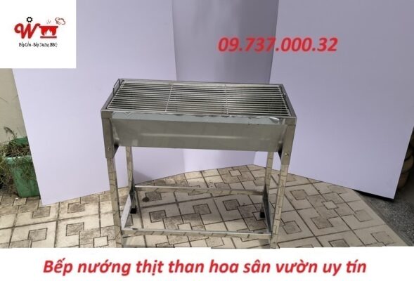 bếp nướng than sân vườn xịn