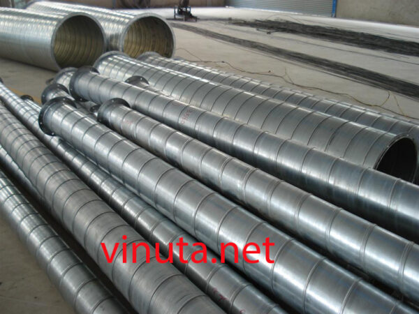 Ống Dẫn Khói mùi bằng tole, ống dẫn gió bằng tôn hoa giá rẻ, uy tín giá rẻ - Ảnh 2