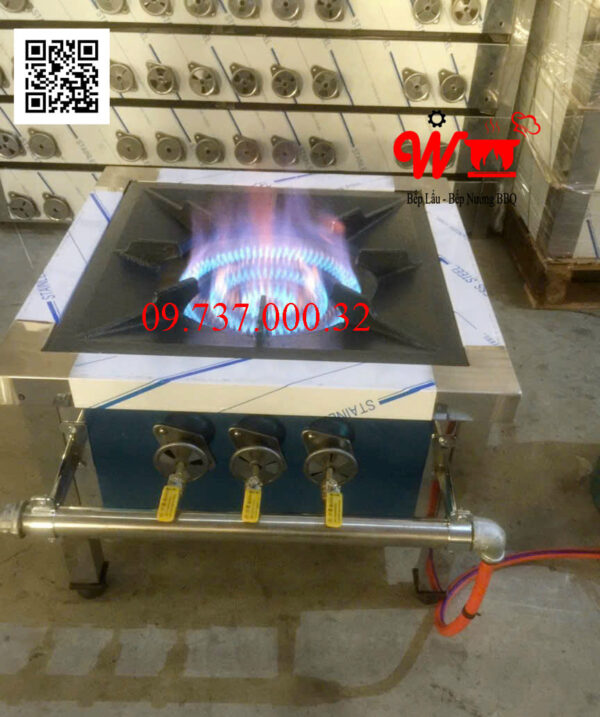 Bếp hầm đơn dùng Gas Hàn Quốc 3 Vòng lửa, bếp khò, khè Ga - Ảnh 5