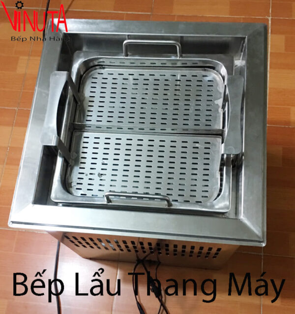 Nồi lẩu thang máy trung hoa nhà hàng - Ảnh 3