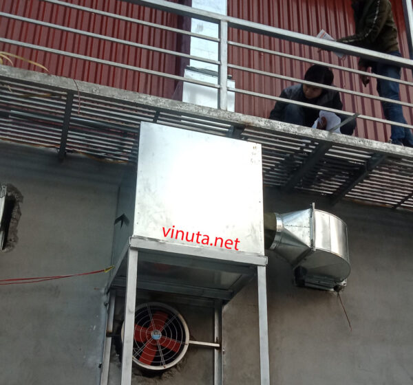 Hộp Bọc Quạt Giảm Ồn dùng bọc quạt Hút ly tâm nhằm giảm tiếng ồn - Ảnh 5