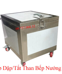 Alternative view of Thùng dập than, tủ, hộp dập tắt than cháy bếp nướng BBQ