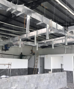 Thi Công Lắp Đặt Hệ Thống Hút Khói Bếp Nướng Không Khói Âm Bàn