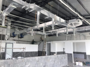 Thi Công Lắp Đặt Hệ Thống Hút Khói Bếp Nướng Không Khói Âm Bàn