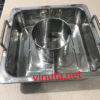 Nồi Lẩu Inox 3 Ngăn