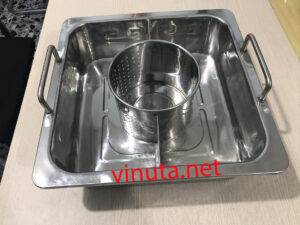 Nồi Lẩu Inox 3 Ngăn