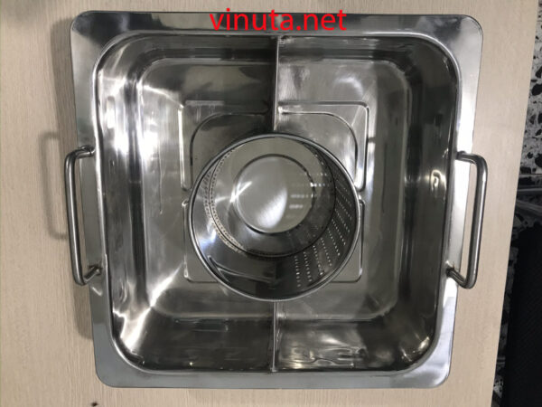 Nồi Lẩu Inox 3 Ngăn - Ảnh 3