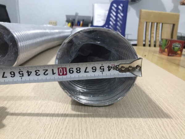 Ống nhôm nhún d100 | Ống dẫn gió mềm Phi 100mm giá rẻ, uy tín, chất lượng - Ảnh 4