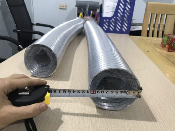 Ống nhôm nhún d100 | Ống dẫn gió mềm Phi 100mm giá rẻ, uy tín, chất lượng - Ảnh 5