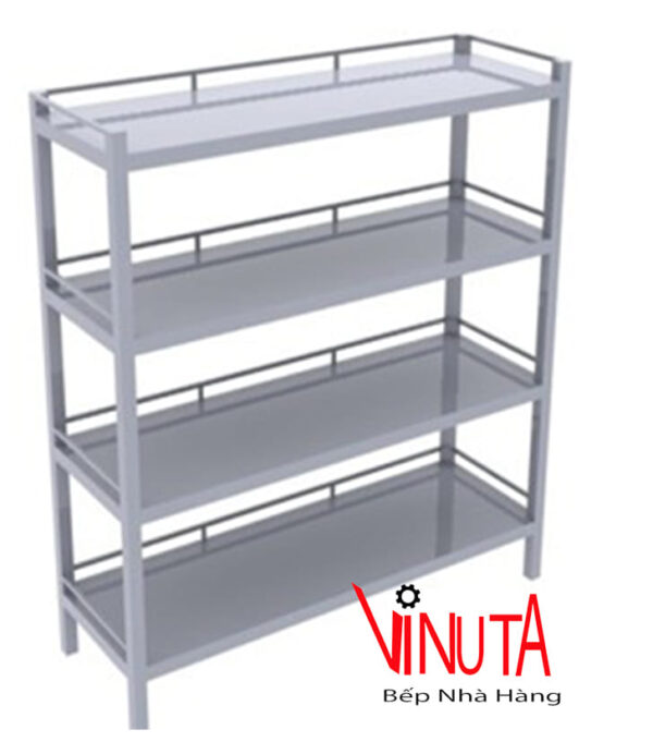 Giá phẳng inox 4 tầng nhà hàng, quán ăn, khách sạn, khu công nghiệp - Ảnh 12