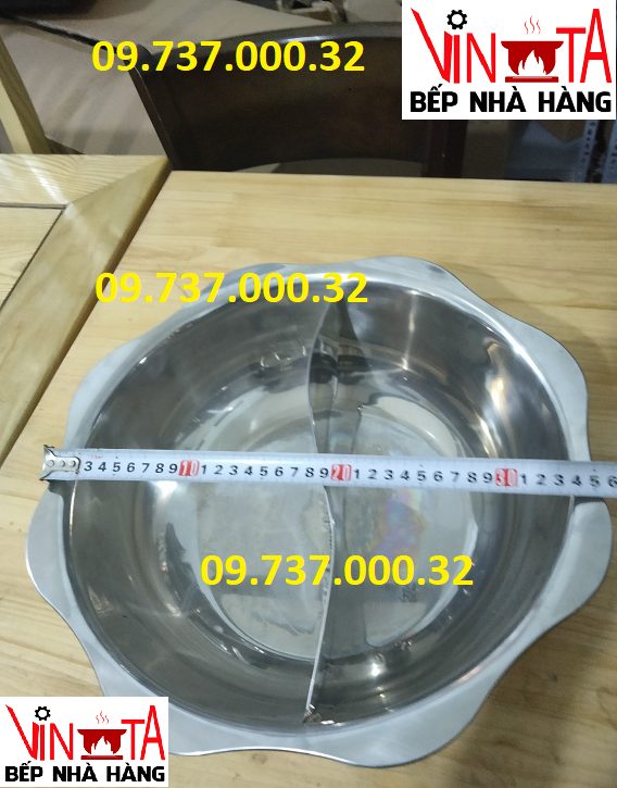 Nồi ăn lẩu inox 3 đáy