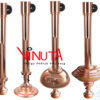 ống hút khói bếp nướng màu đồng kèm trao đèn giá rẻ